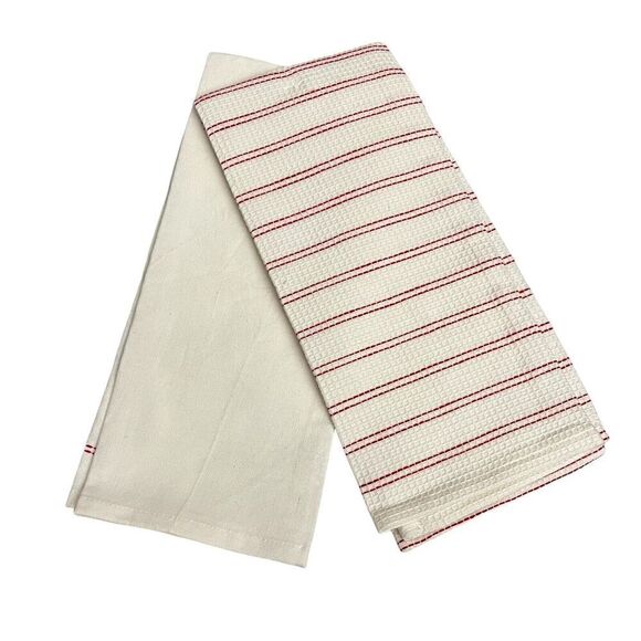 White River Home Happy Haulidays Camper Cotton Kitchen Towel Set X 2 - Picture 3 of 6